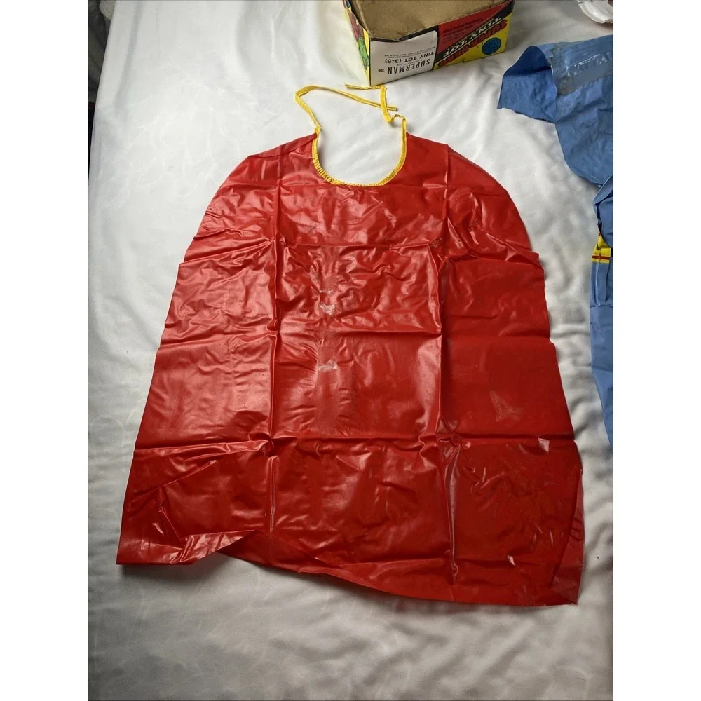Vintage 1973 Ben Cooper Superman Costume and Mask TINY TOT 3-5 w Box